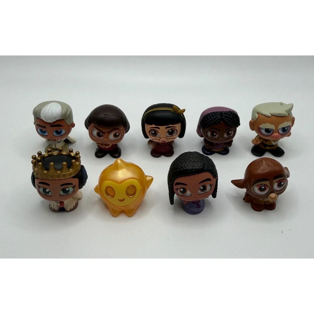 Disney Doorables Wish Movie 9 Piece Figure Set Asha Magnifico Star Valentino‎